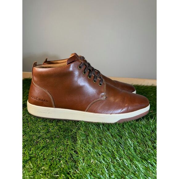 Cole Haan Men's Vartan 2.0 Midcut Sneaker C32238 11.5M Brown - Picture 1 of 9